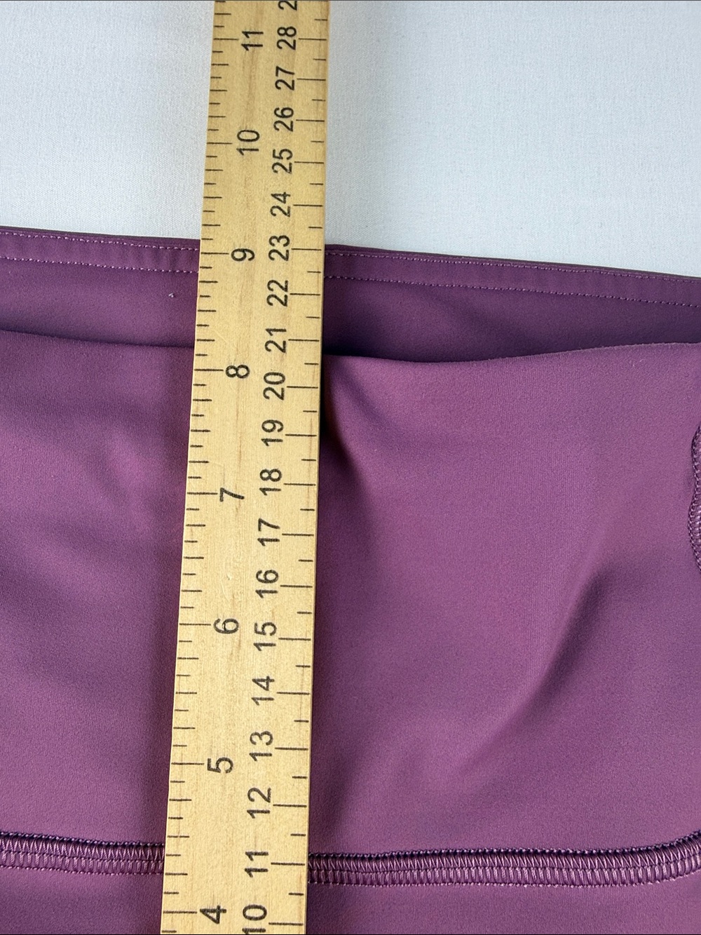 Lululemon Fast & Free 7/8 Tight II *Non-Reflective Nulux 25" Vintage Plum Size 4 - Picture 8 of 12